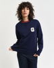 G Badge Sweatshirt med rund hals