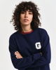 G Badge Sweatshirt med rund hals