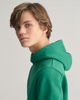 Teens hettegenser med ensfarget logo