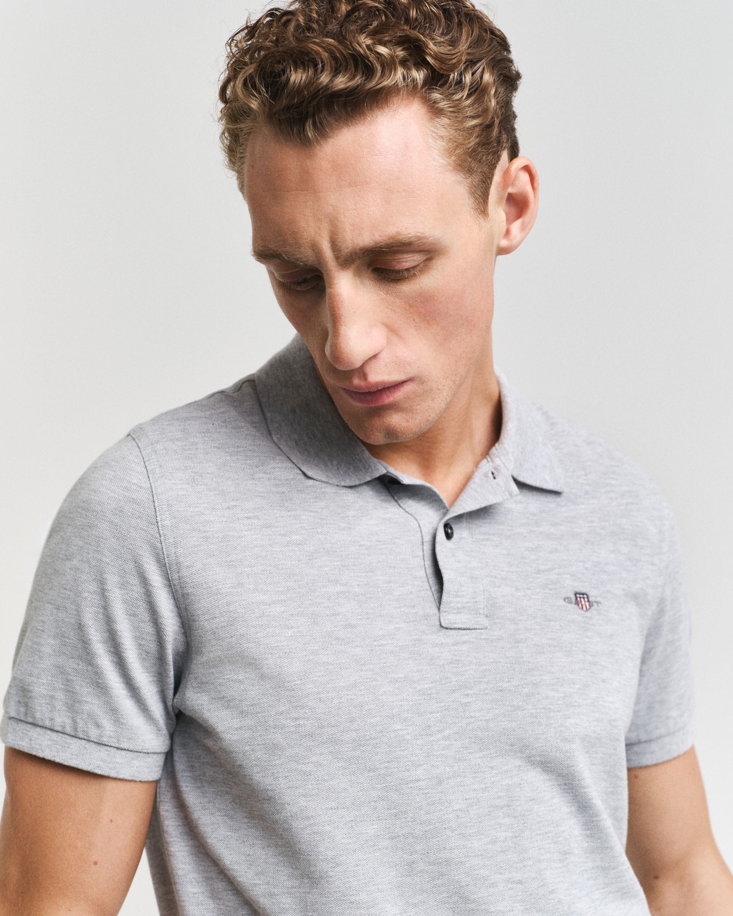 Klassisk piquéskjorte i regular fit