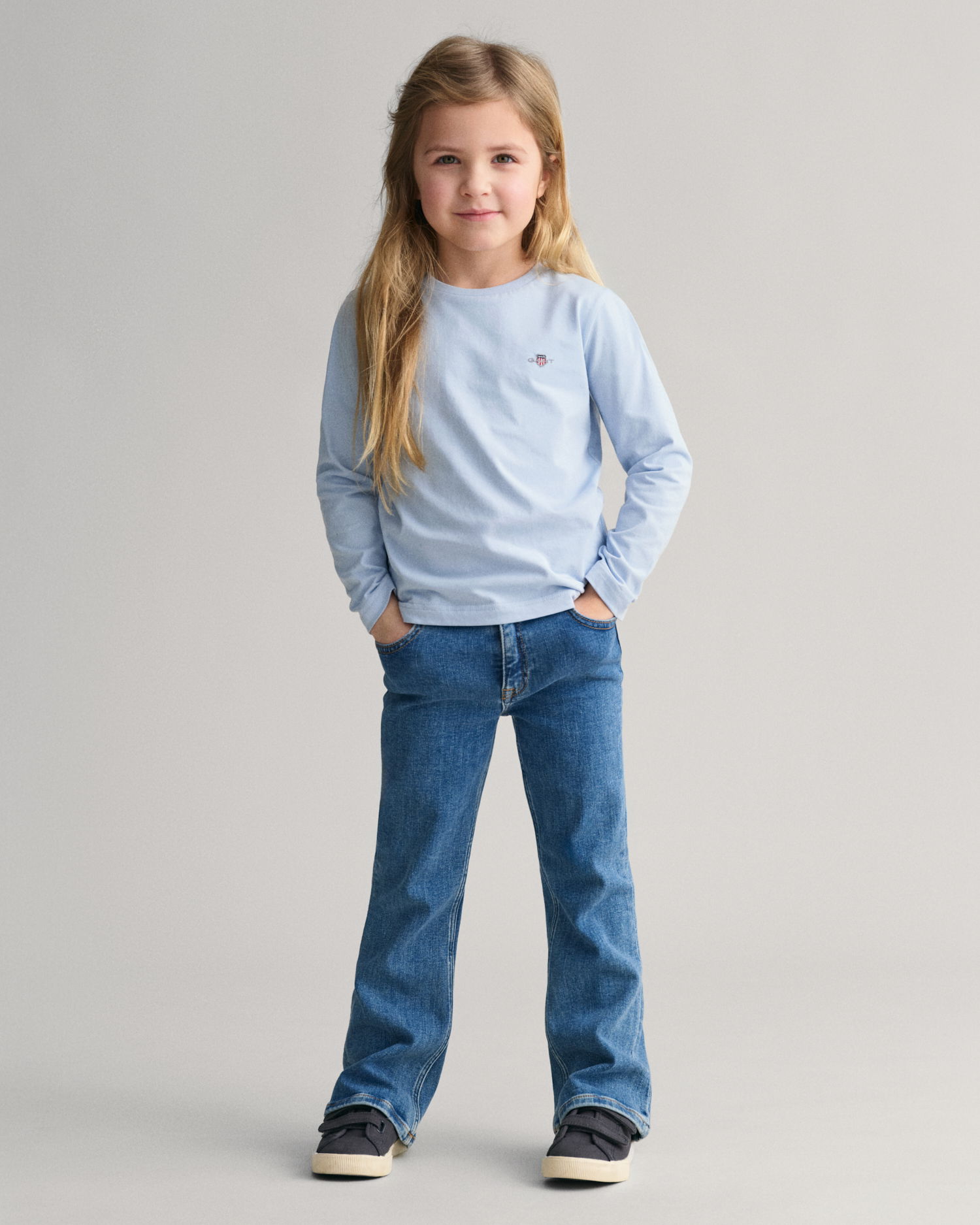 Kids Longsleeve med Shield-logo