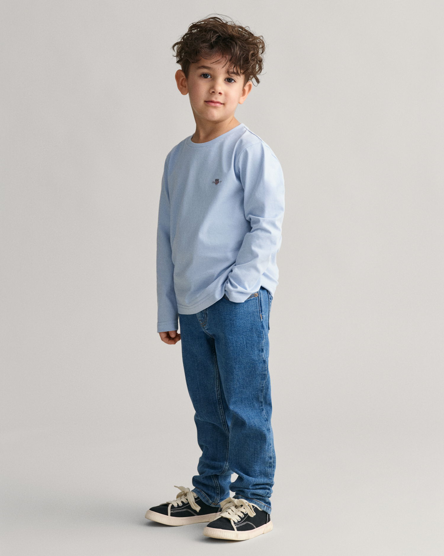 Kids Longsleeve med Shield-logo