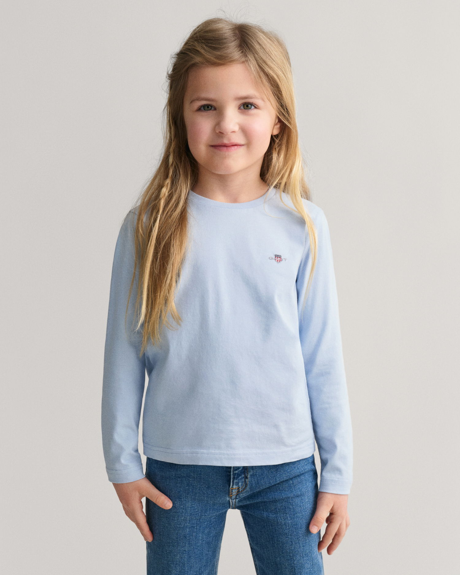 Kids Longsleeve med Shield-logo