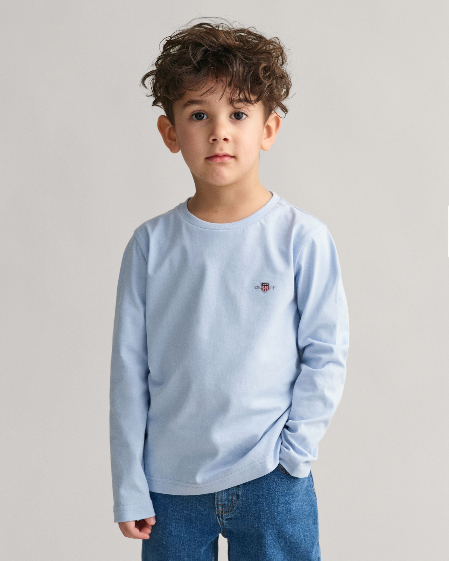 Kids Longsleeve med Shield-logo