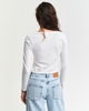 Longsleeve med scoop-neck