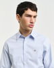 Slim fit poplin skjorte med stretch