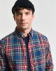 Rutete indigoskjorte, regular fit