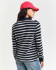 Breton stripete langermet piképoloskjorte