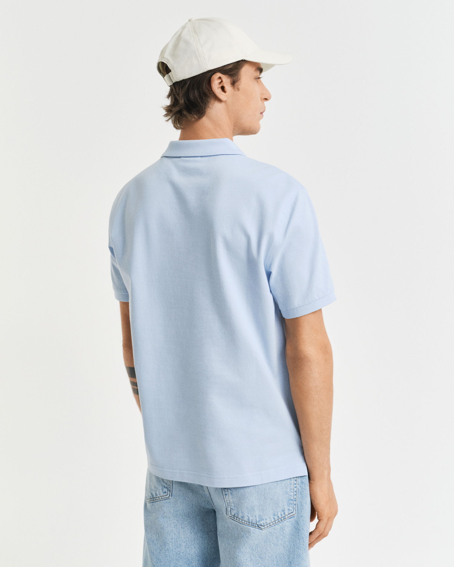 Klassisk piquéskjorte i regular fit