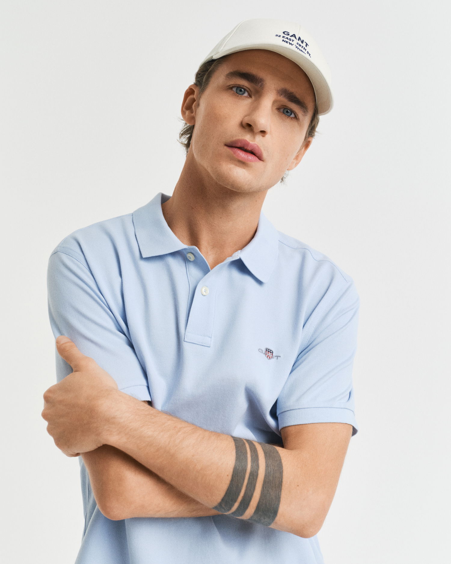 Klassisk piquéskjorte i regular fit
