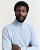 Shield collegegenser med half-zip