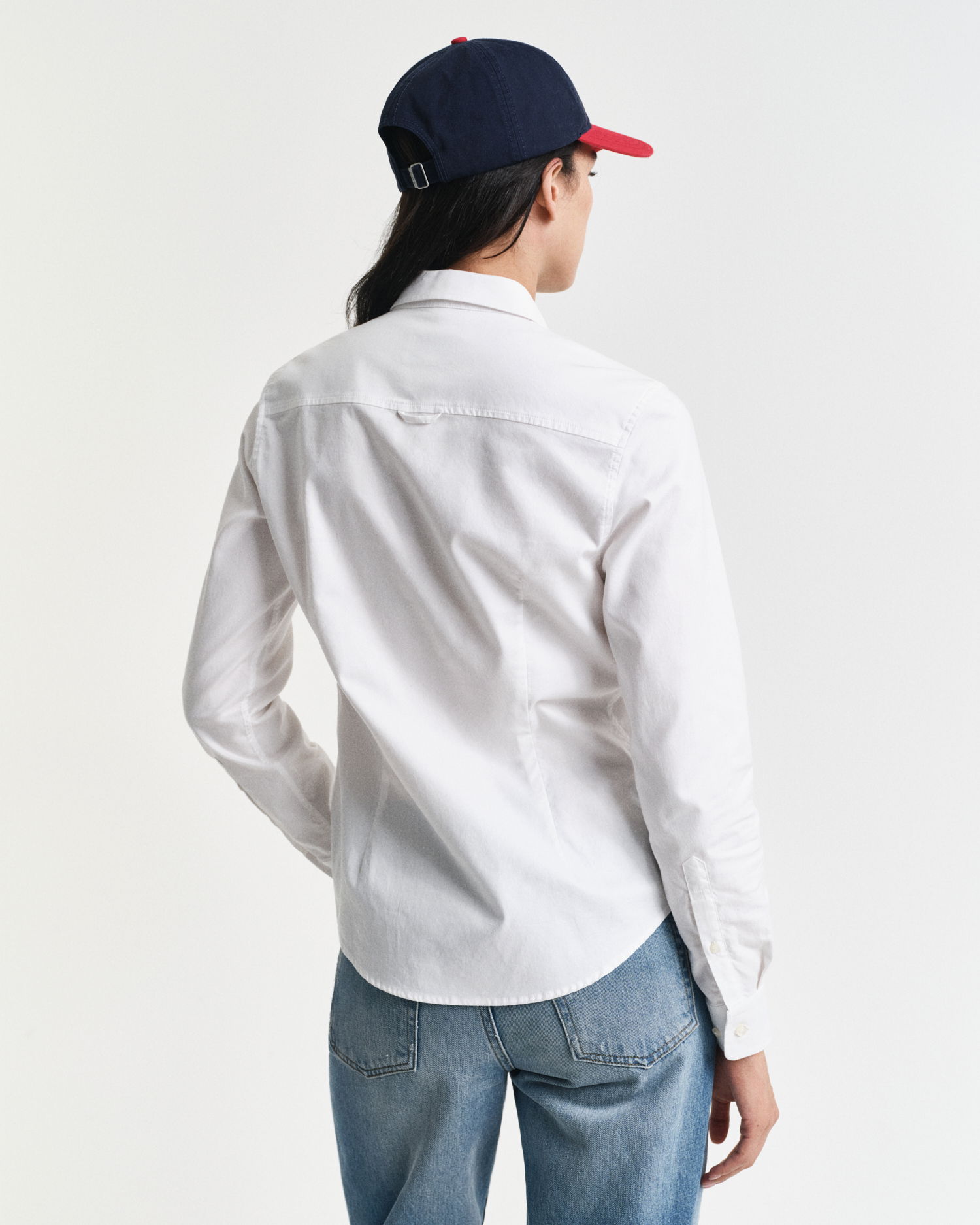 Oxfordskjorte med stretch i slim fit