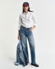 Oxfordskjorte med stretch i slim fit