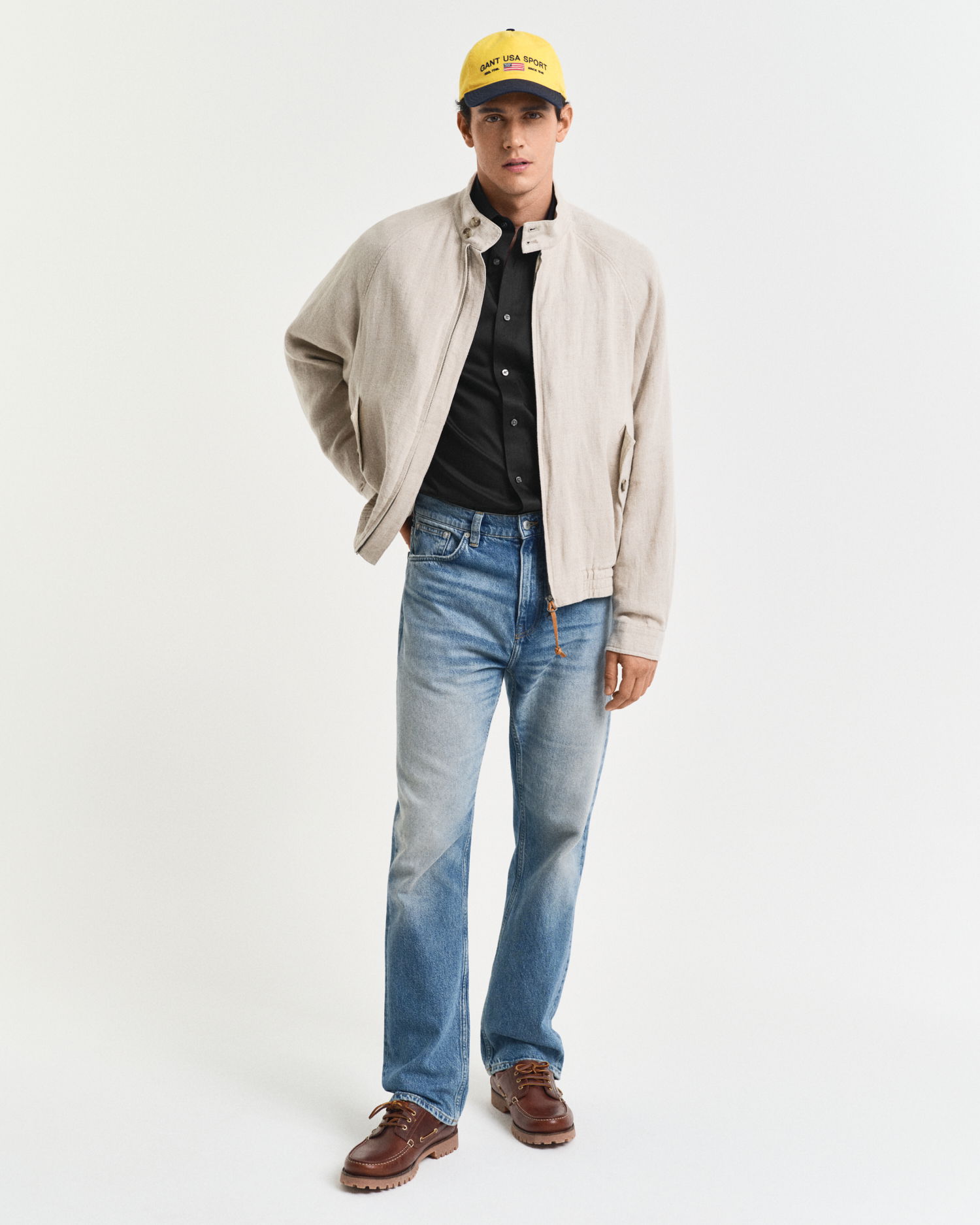 Regular Fit Sateen skjorte