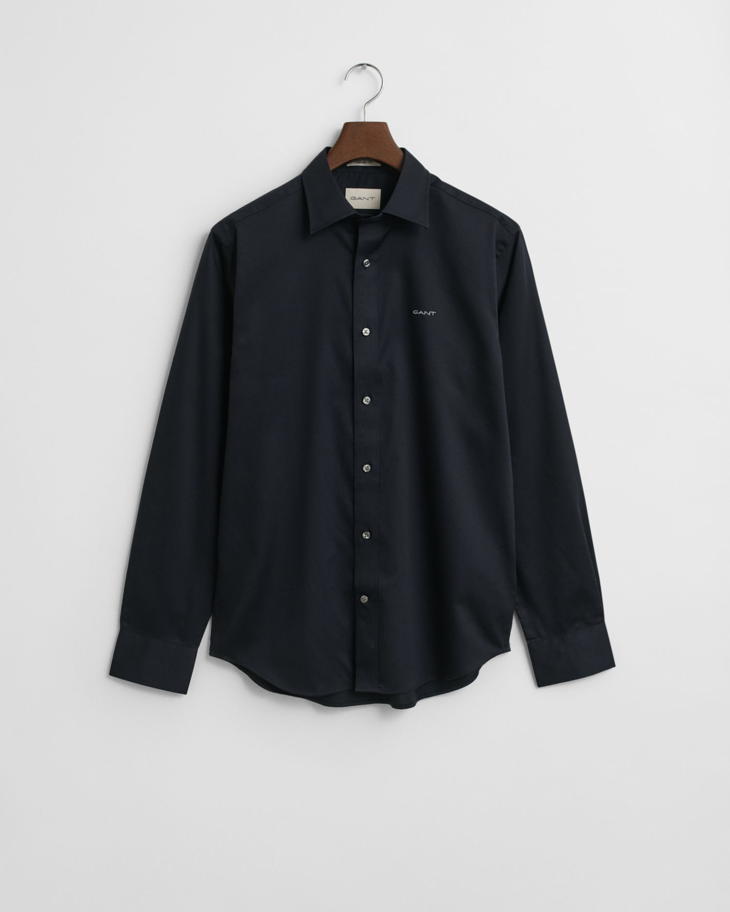 Regular Fit Sateen skjorte