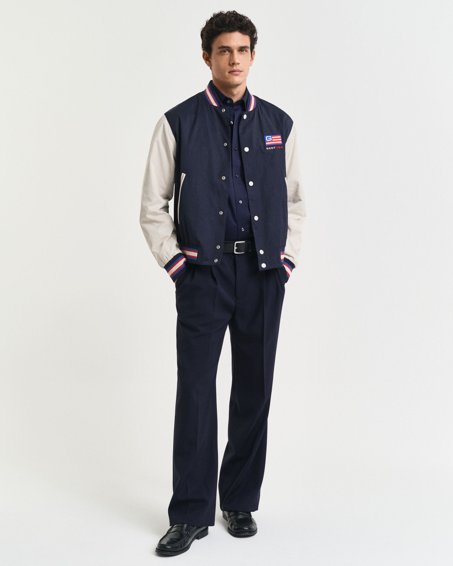Regular Fit Sateen skjorte