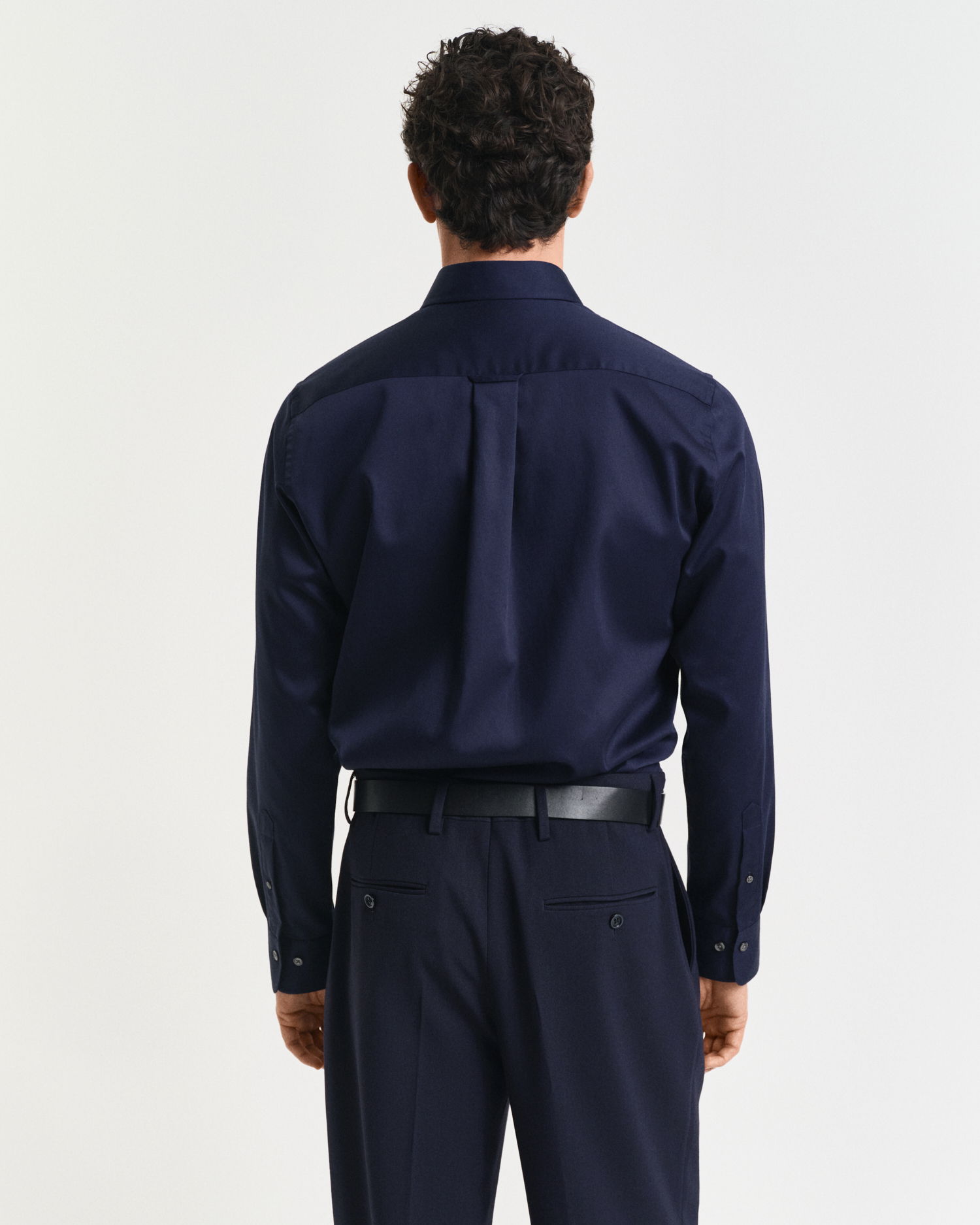 Regular Fit Sateen skjorte
