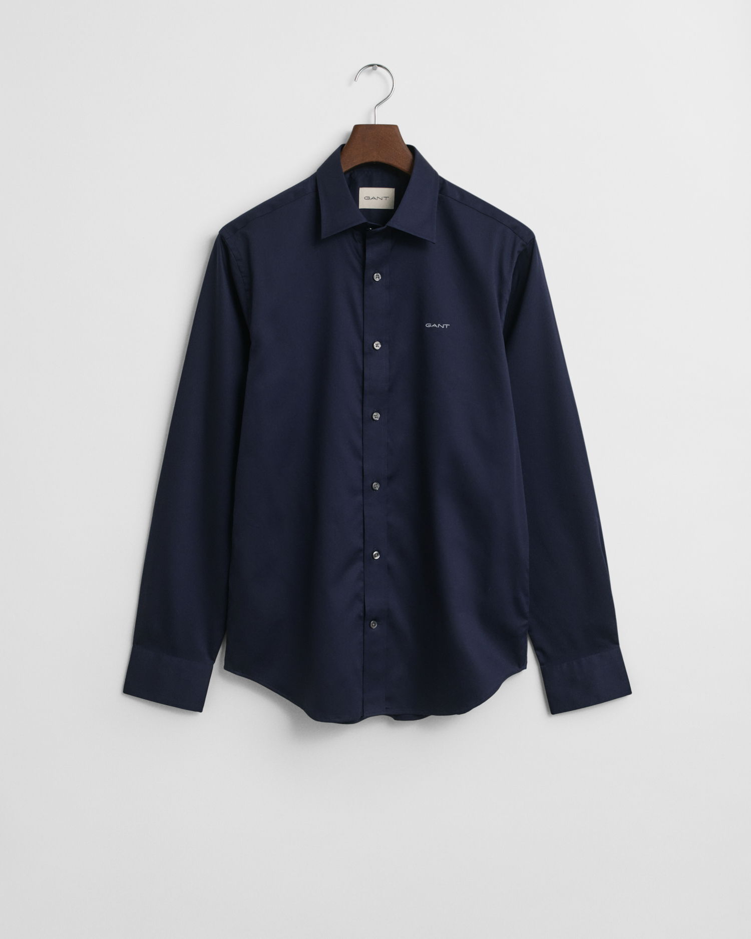 Regular Fit Sateen skjorte