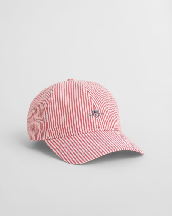 Stripet Seersucker Cap