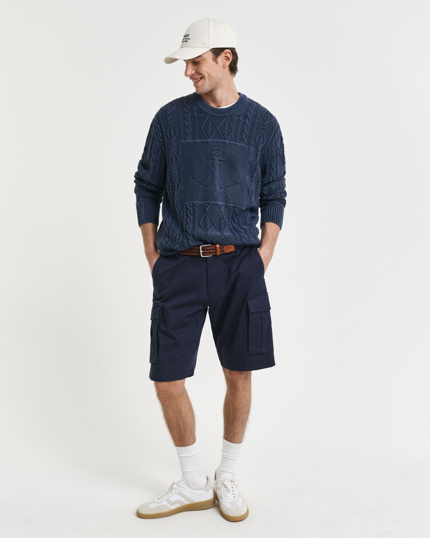 Relaxed fit cargoshorts