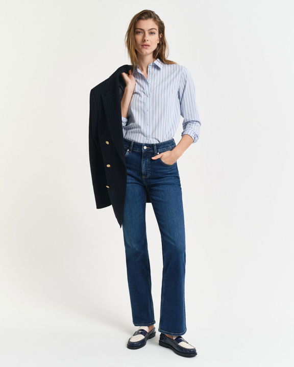 Slim fit jeans med sleng