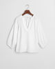 Kortermet bluse i lin