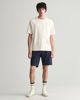 Relaxed fit twill shorts