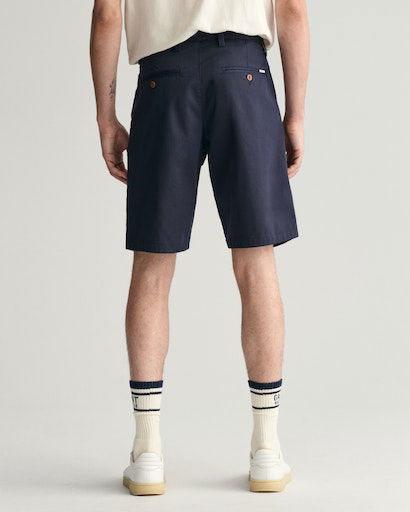 Relaxed fit twill shorts