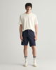 Relaxed fit twill shorts