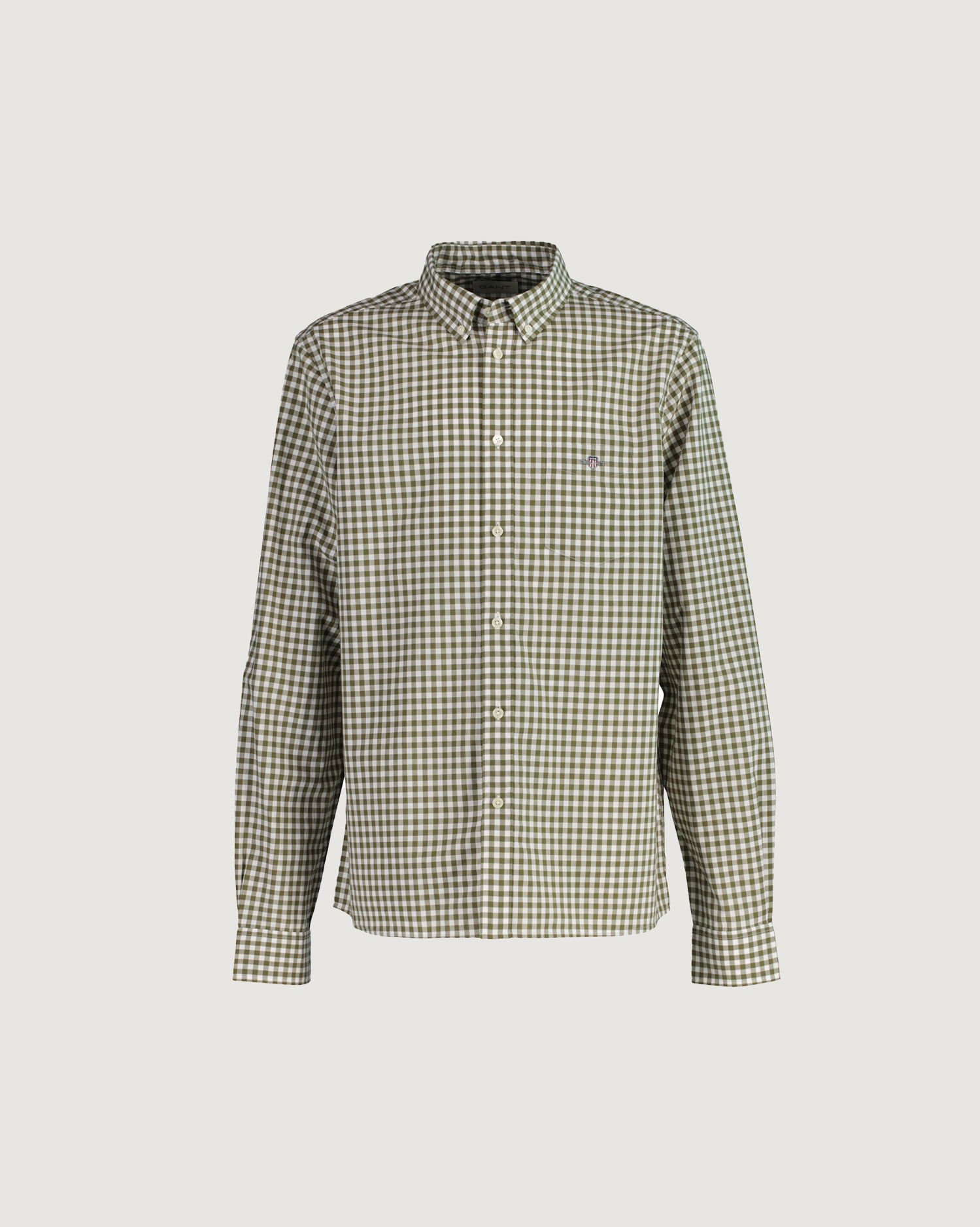 Gingham poplinskjorte til ungdom, unisex