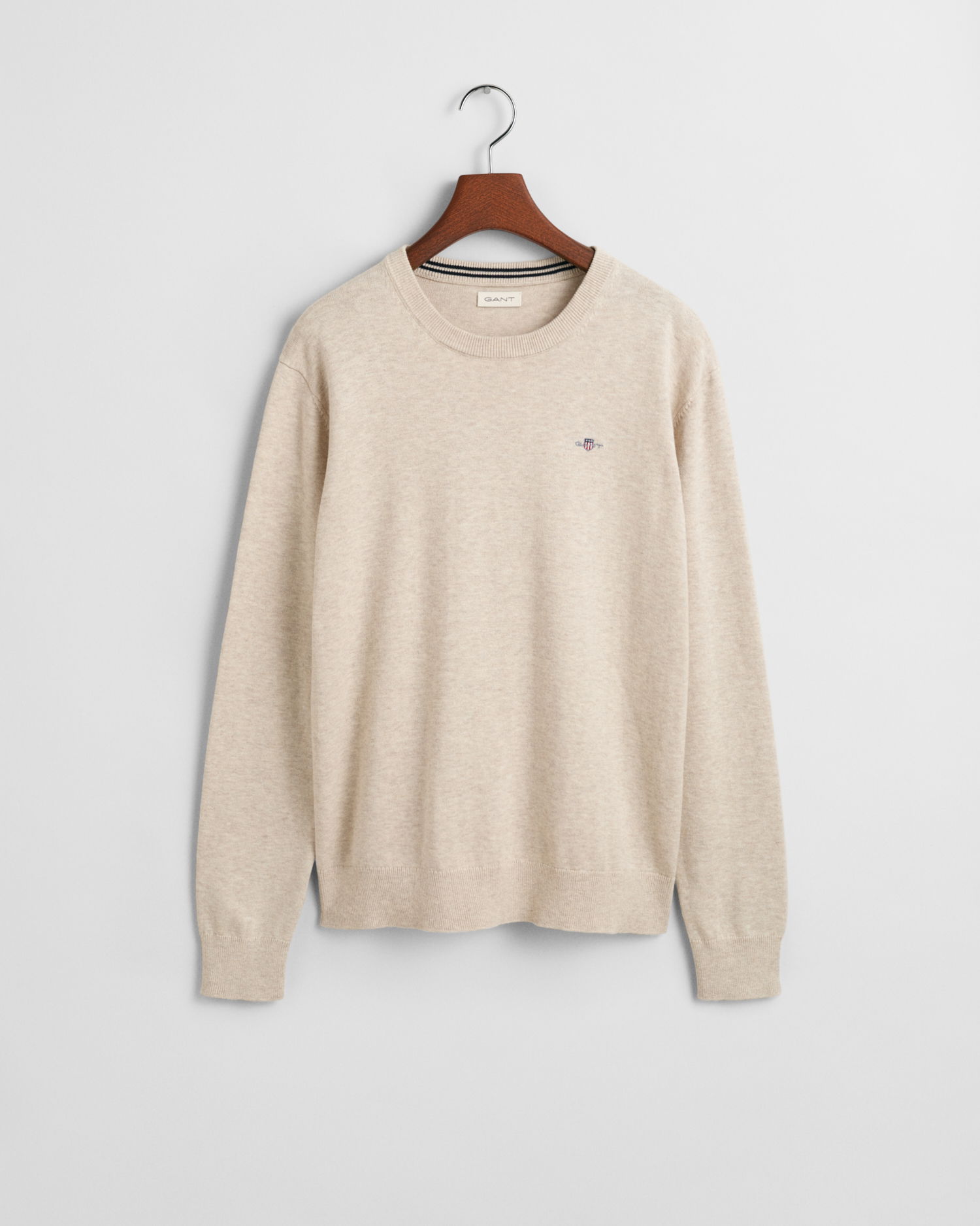 Bomullsgenser med rund hals for ungdom, unisex
