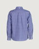 Rutete skjorte i poplin for barn