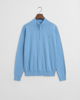 Shield bomullsgenser med half-zip til ungdom
