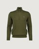 Klassisk bomullsgenser med half-zip