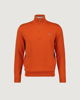 Klassisk bomullsgenser med half-zip