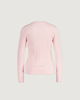 Bomullskabelstrikket cardigan med stretch