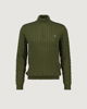 Kabelstrikket genser med half-zip