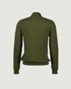 Kabelstrikket genser med half-zip
