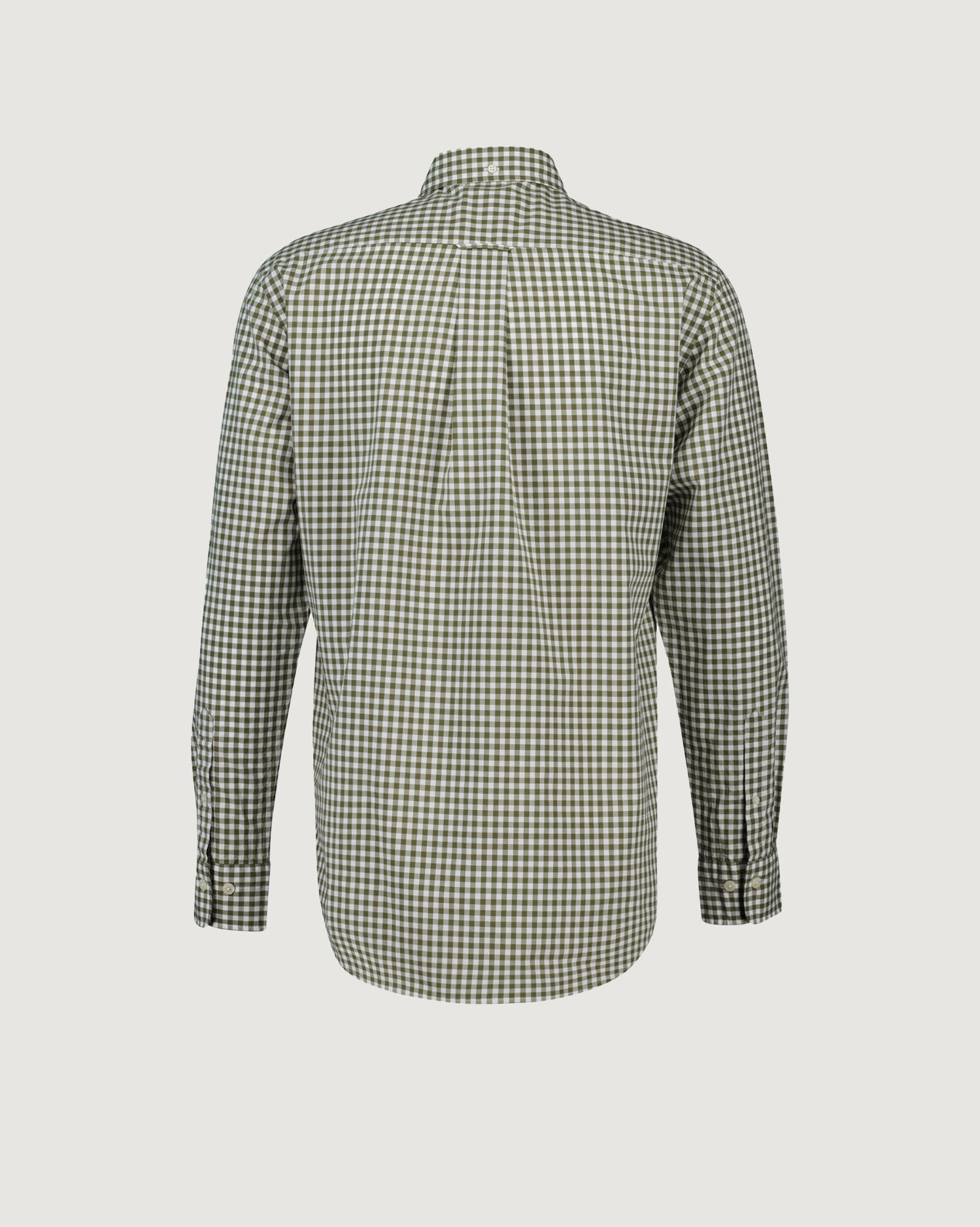 Regular fit gingham poplinskjorte