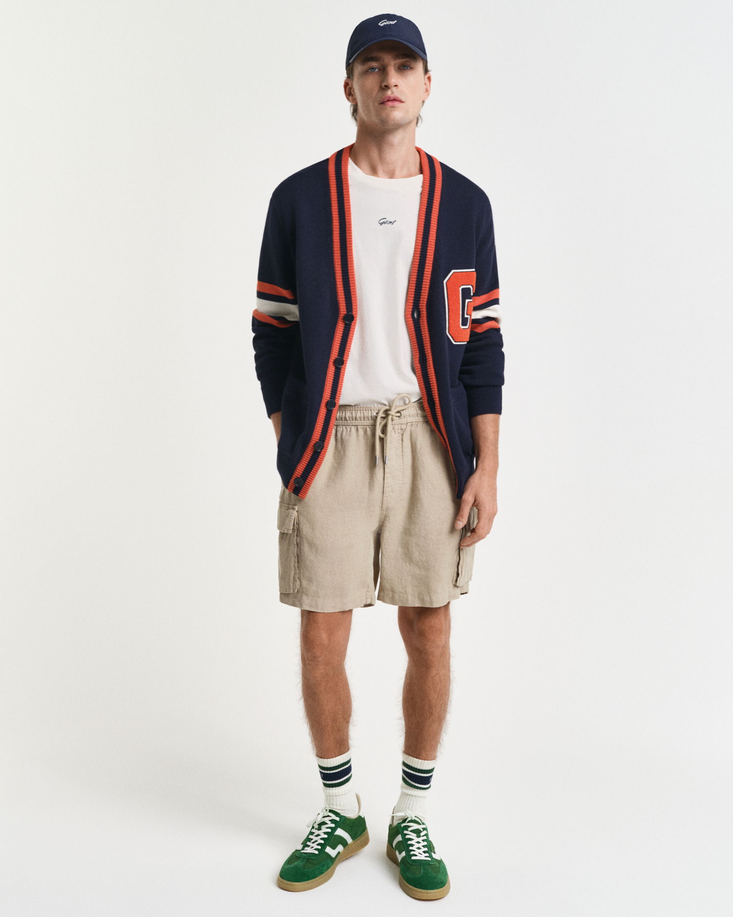Regular fit cargoshorts i lin 