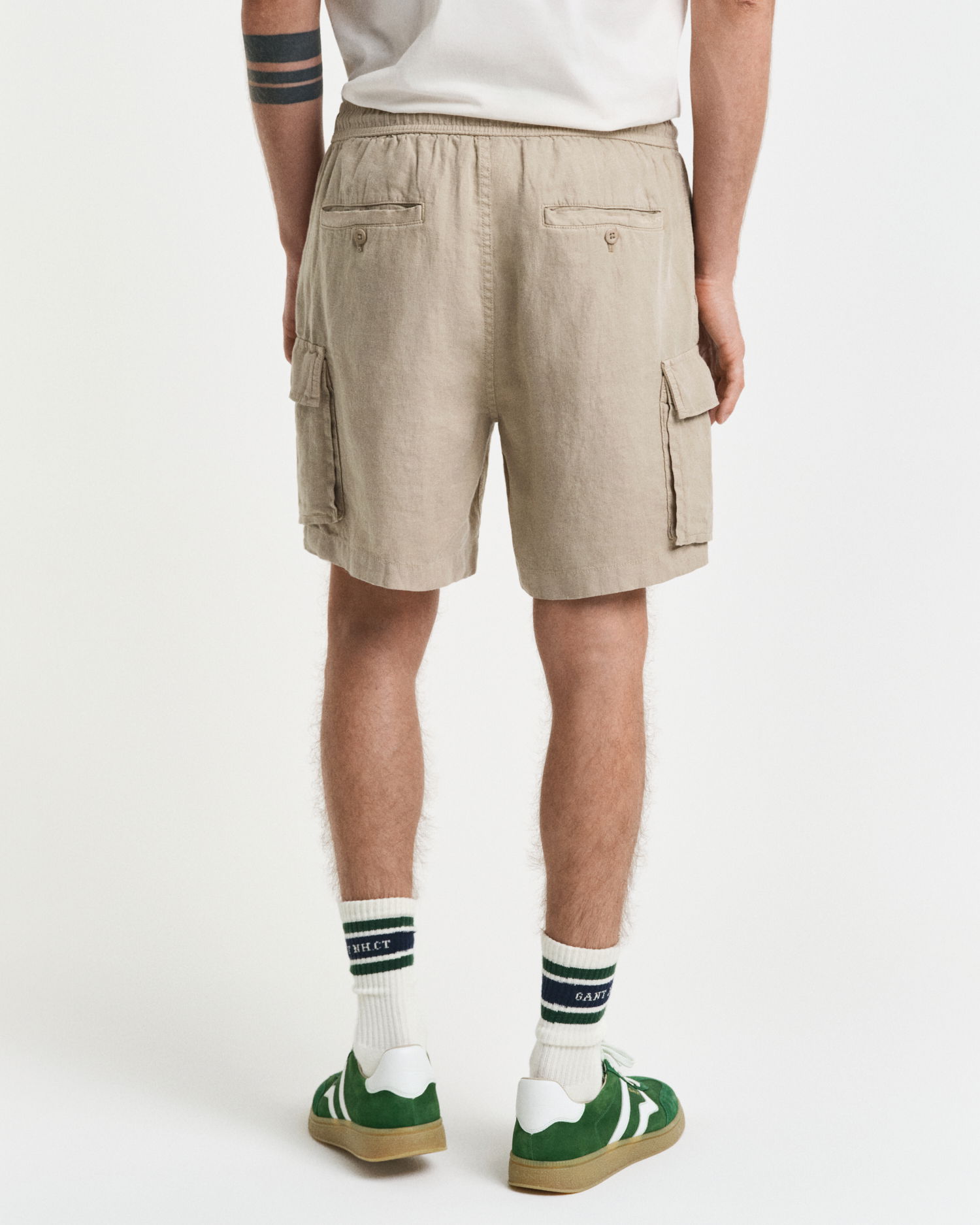 Regular fit cargoshorts i lin 