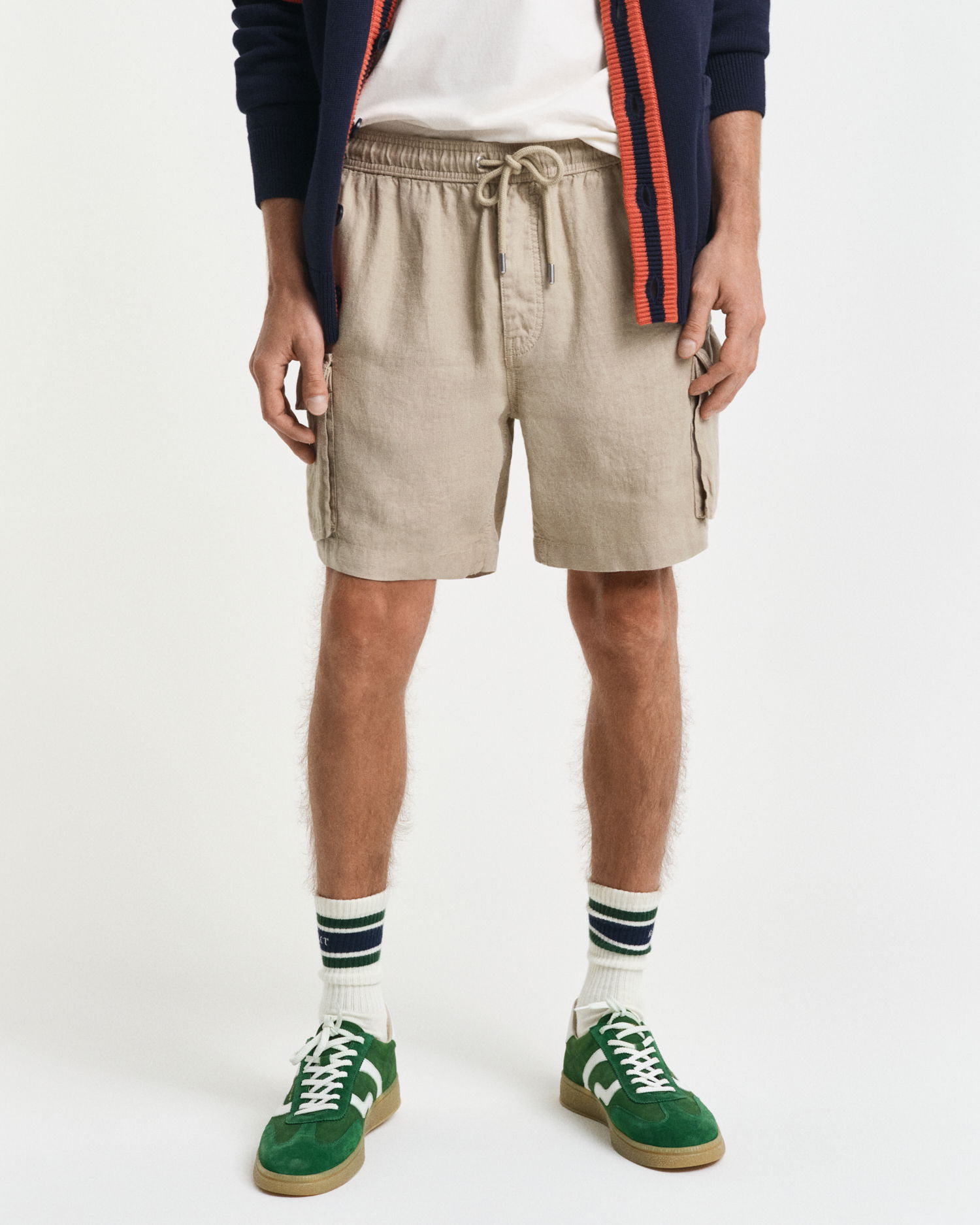 Regular fit cargoshorts i lin 