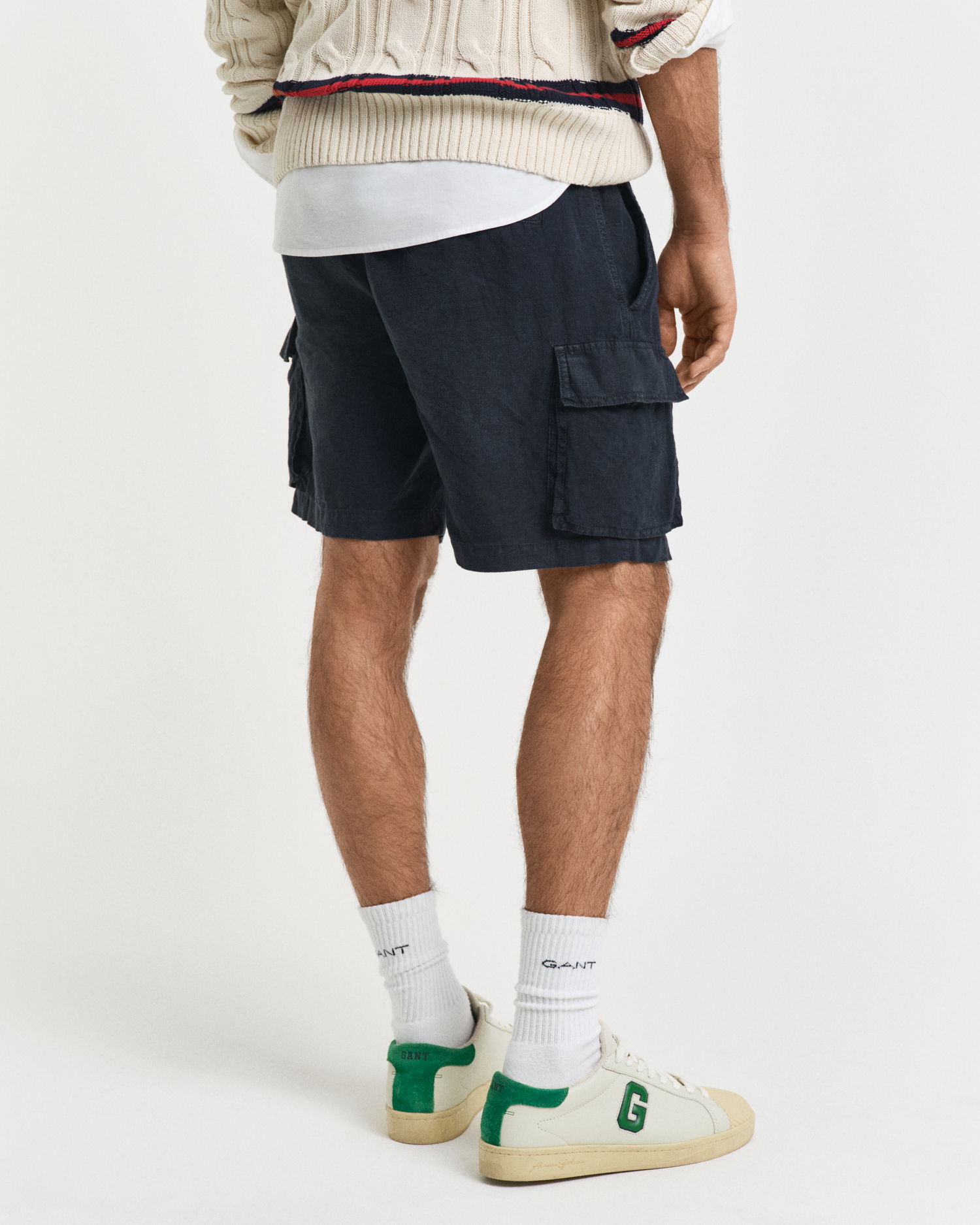 Regular fit cargoshorts i lin 