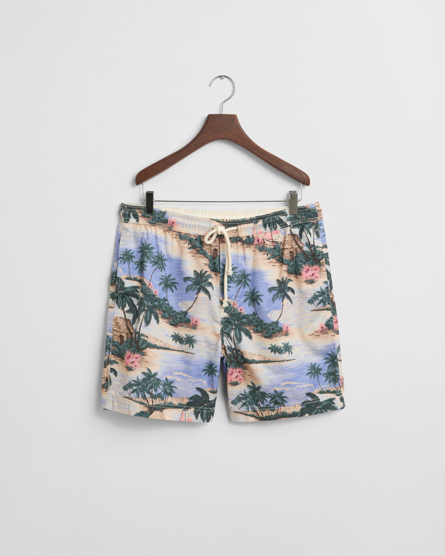 Regular fit sommershorts med print