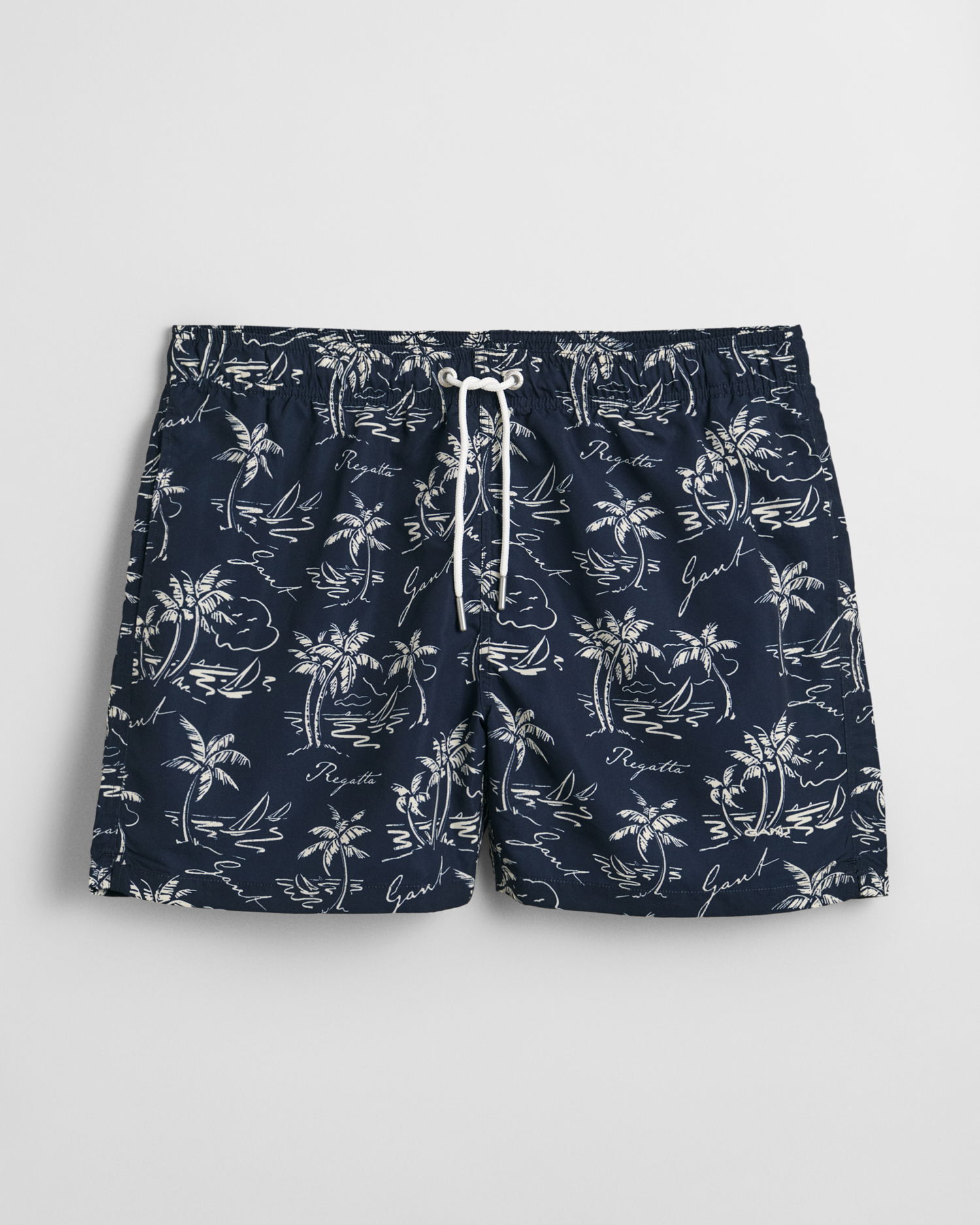 Badeshorts med Island-trykk