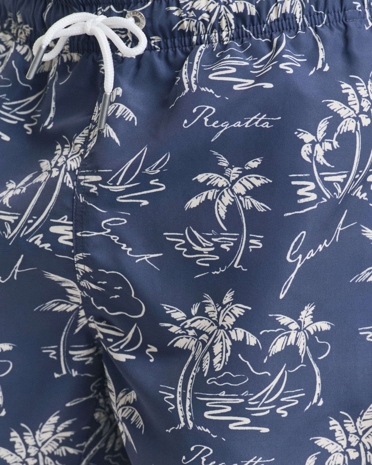 Badeshorts med øy print