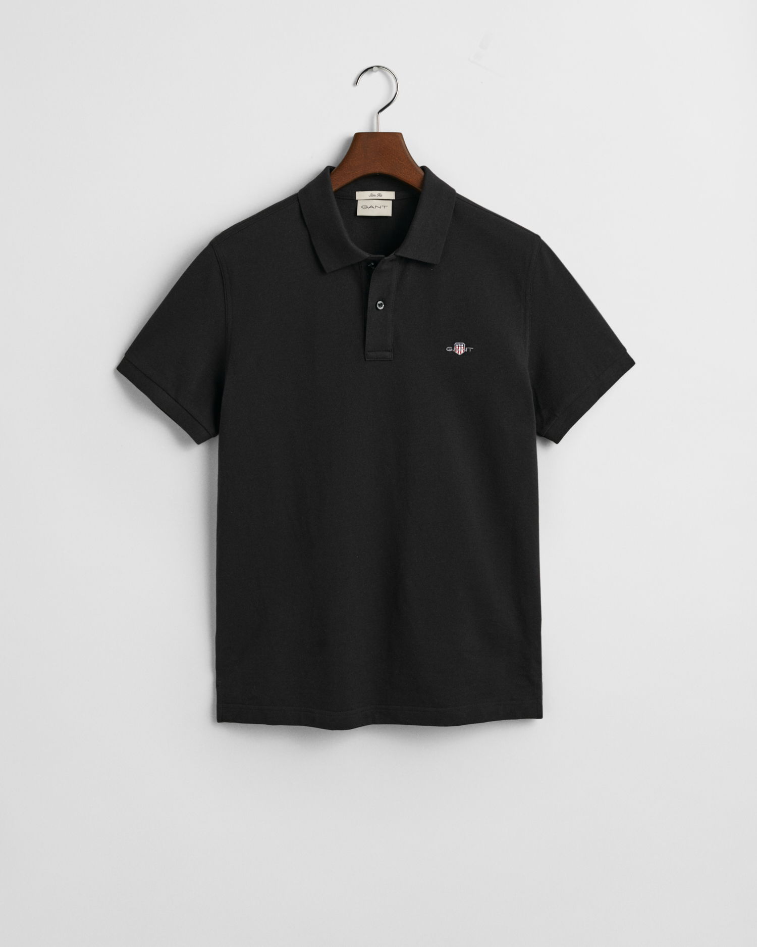 Klassisk piquéskjorte i slim fit