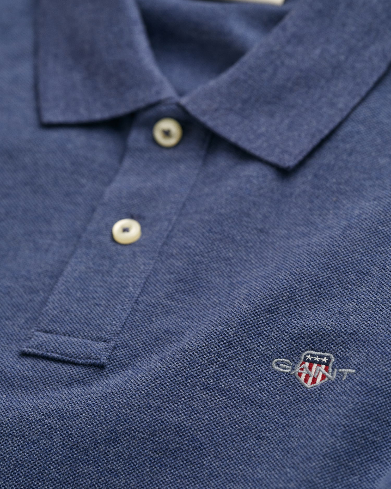 Klassisk piquéskjorte i slim fit