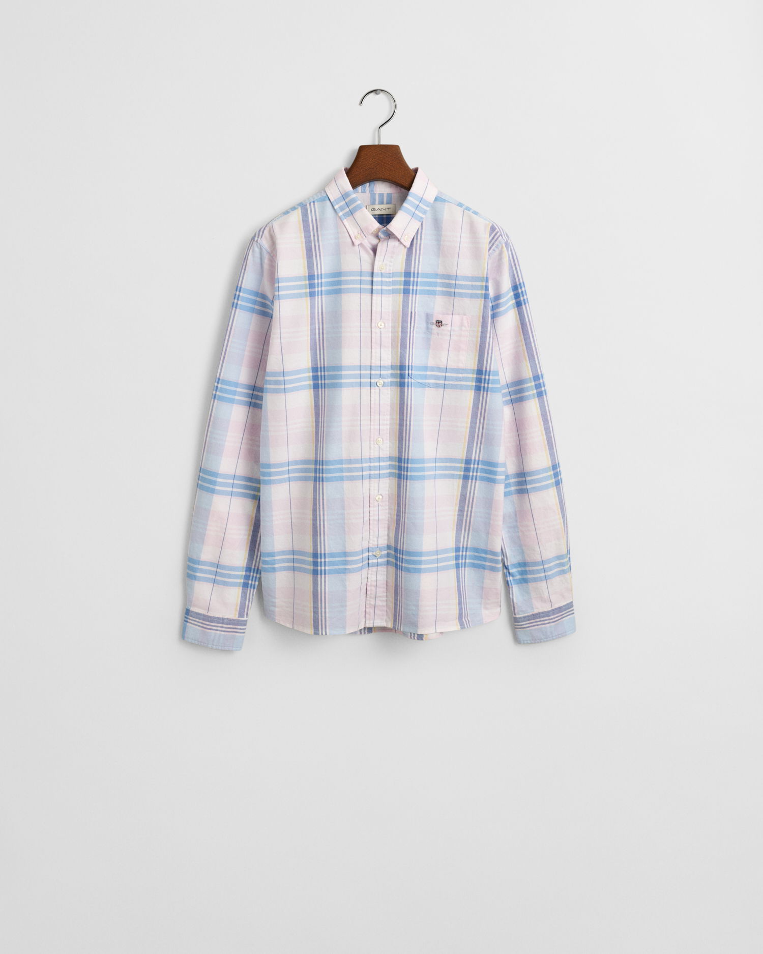 Rutete Oxford-skjorte for tenåringer