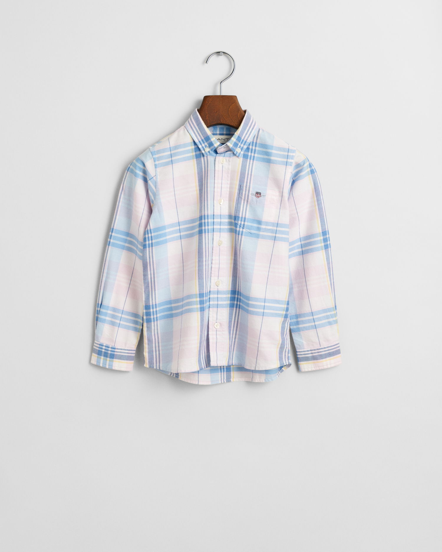 Rutete Oxford-skjorte for barn